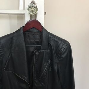 Black Vegan Leather Jacket
